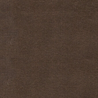 Brown fabric swatch from Bolzan Lettti collection, featuring a dense, matte texture and uniform color with subtle tonal shifts; model e003.